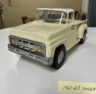 Tonka Vintage Pressed Steel Step Side Pickup Truck Repainted A Nice Tan.
