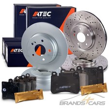 ATEC BREMSSCHEIBE + BELÄGE VORNE + HINTEN FÜR MERCEDES C-KLASSE CLK SLK ATEC BREMSSCHEIBE + BELÄGE VORNE + HINTEN FÜR MERCEDES C-KLASSE CLK SLK