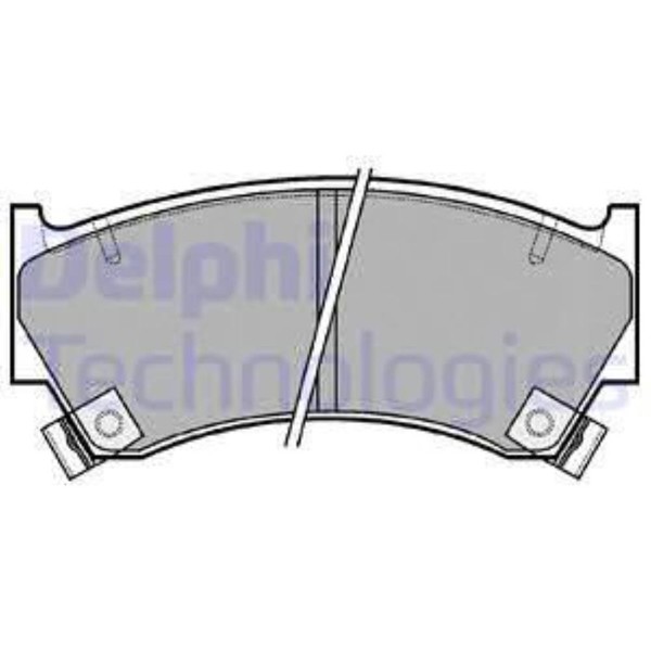 Delphi BremsbeläGe Bremsbelegsatz Vorne FüR Nissan Almera I Hatchback-image