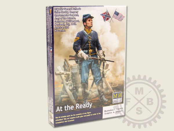 American Civil War Series: Quartermaster Sergeant / 1:35 - Masterbox 35197-image