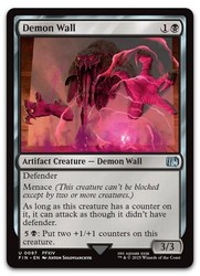 Demon Wall #97 Uncommon Final Fantasy Magic: The Gathering