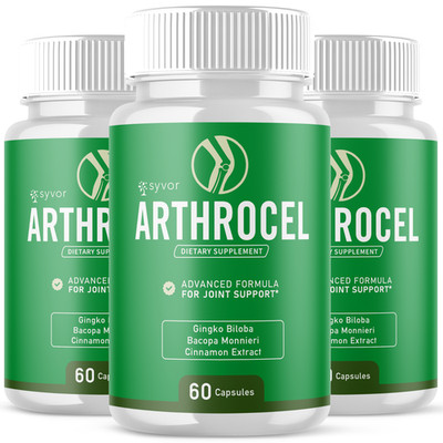 (3 Pack) Arthrocel Advanced Mobility Support Max Formula Supplement 180 Capsules