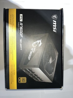 OVP MSI MPG A750GF Netzteil - schwarz 750W - 80 PLUS GOLD - SATA Anschlüsse
