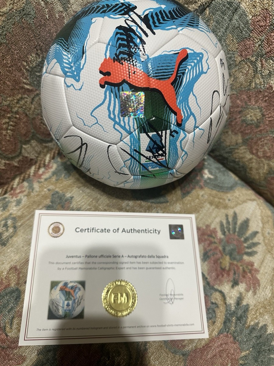 NEW PALLONE UFFICIALE SERIE A JUVENTUS AUTOGRAFATO SQUADRA 2025/26