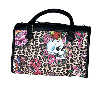 Ed Hardy Satchel Bag/Purse Leopard/Cheetah Print NWT | eBay
