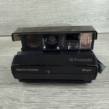 Vintage Polaroid Spectra System ONYX Transparent Instant Film Camera