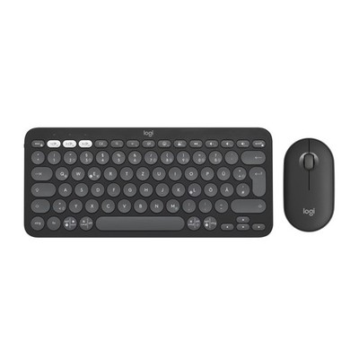 Logitech Pebble 2 Combo Graphite - Schlanke Multi-Device Bluetooth -Tastatur ...