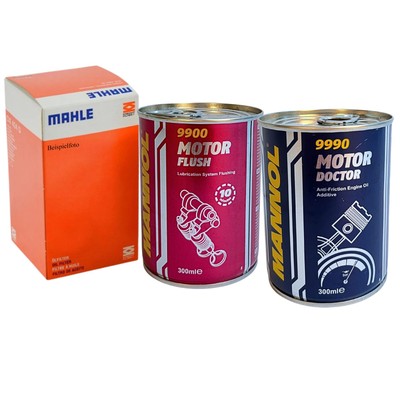 KNECHT OX339/2D Ölfilter MANNOL Spülung + Additiv Öl für DS 3 4 II 5 7 9 VOLVO