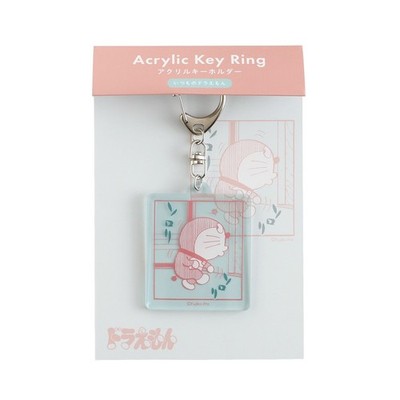 Doraemon Comic 1 Frame Acrylic Keychain BLUE Japan Original