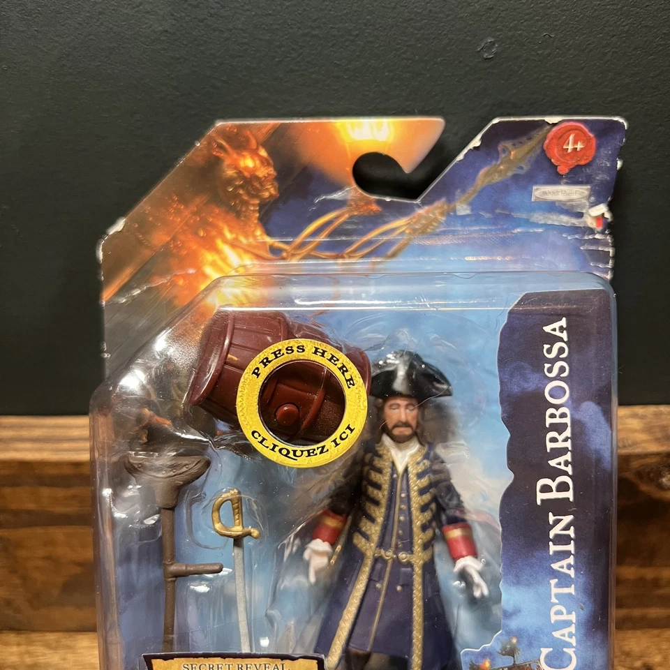 Jakks Pirates of the Caribbean On Stranger Tides Barbossa Action Figure 2011 - Image 3 of 4