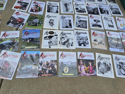 SECRETS Vintage Ford Speed & Sport Magazine auto racing vintage racing lot of 66