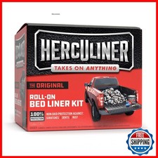 Herculiner Hcl1b8 Roll-on Bed Liner Kit Black 1 Gal Herculiner Hcl1b8 Roll-on Bed Liner Kit Black 1 Gal