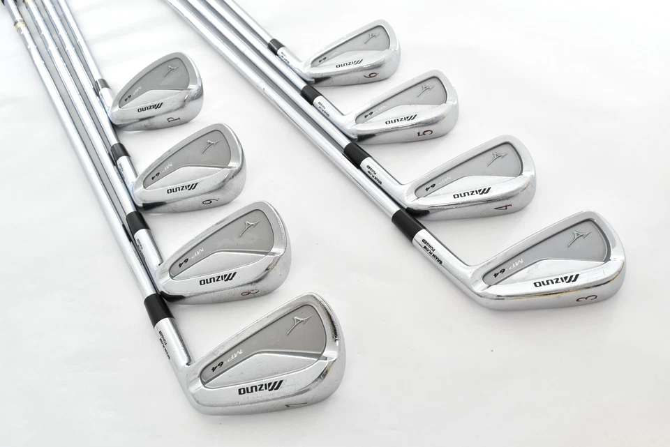 8pcs Mizuno MP-64 Forged Iron Set 3-4-5-6-7-8-9-P PW RH DG X100 Golf Club - Image 3 of 4