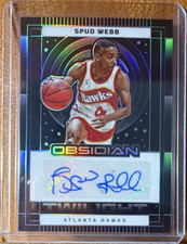 Panini Obsidian Twilight Signatures Autograph Spud Webb TS-WEB /149