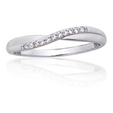 Silver ring, Silver 925 fineness, Rhodium (Pl...
