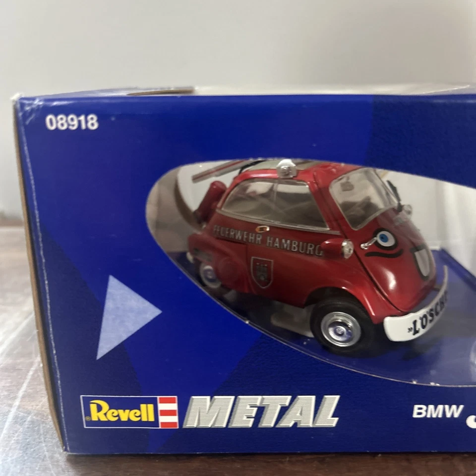 Camión de bomberos Revell BMW Jsetta Isetta 250 Feuerwehr Hamburgo 1996 1/18 usado Foto 2 de 4