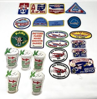 Vintage Radio Control Club & Academy of Model Aeronautics Patches Lot of 23