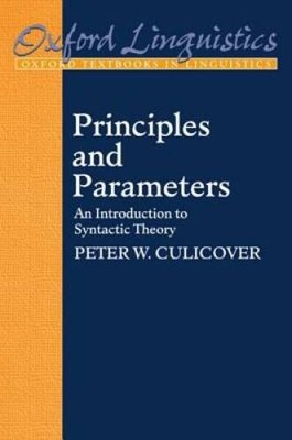 Principles and Parameters: An Introduction to Syntactic Theory (Oxford Te - GOOD