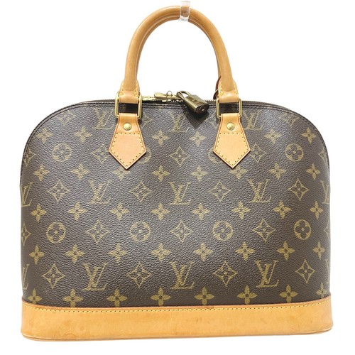 LOUIS VUITTON Alma Handbag Monogram Monogram canvas M51130 Free shipping Used