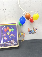 Raggedy Ann and Andy Dolly Toy's Musical Mobile 1976 Bobbs Merrill With Box