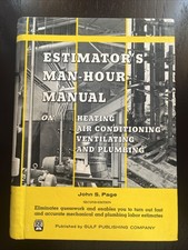 Estimators Man-Hour Manual on HVAC & Plumbing...