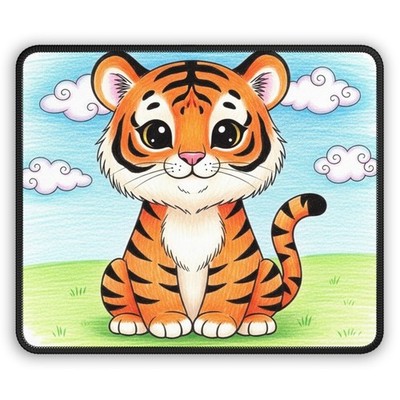 Cute Tiger Gaming Mouse Pad