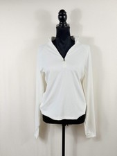 Varley Ivory Quarter-Zip Active Top