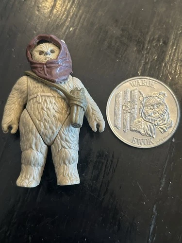 Vintage Star Wars 1985 Kenner Warok Action Figure w/ Original Accessories & Coin