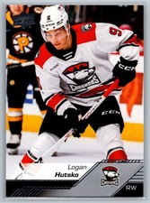 #48 Logan Hutsko 2022-23 Upper Deck AHL Charlotte Checkers