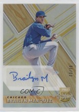 2019 Panini Elite Extra Edition 3/10 Brailyn Marquez #96 Auto 0d4
