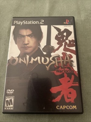 Capcom Onimusha Warlords Video Game PS2 Black Feudal Japan Action Adventure