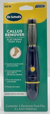 Dr Scholl s Callus Remover Electric Foot File for Dry Cracked Heels NEW