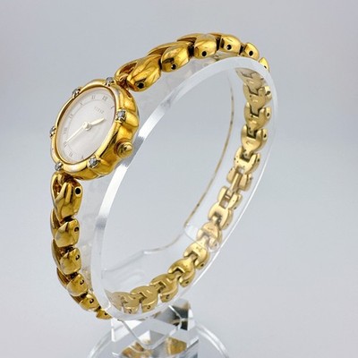 Exc+4] Vintage 2002 SEIKO Tisse 1F20-0H90 Bracelet Qz Ladies Watch