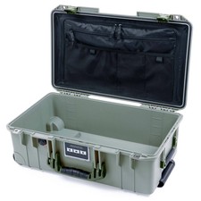 Sage  OD Green Pelican 1535 Air case with combo lid pouch only.