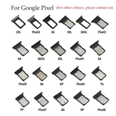 Sim Card Tray Holder For Google Pixel 2 3 4 5 6 7 8Pro 6Pro 7Pro 4A 5A 3XL 4XL