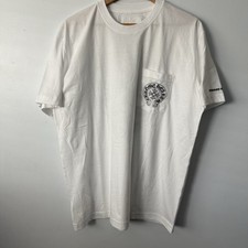 Chrome Hearts Pocket Horseshoe Logo T-shirt White XL