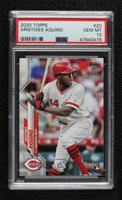 2020 Topps Aristides Aquino (Batting) #20 PSA 10 GEM MT 16in