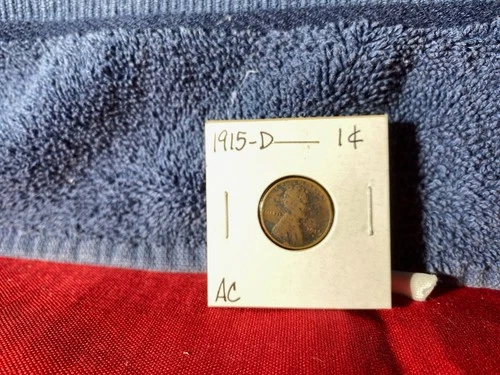 Lincoln Whear Penny 1915-D About Good