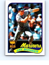 Jay Buhner #223 Seattle Mariners 1989 Topps Near Mint or Better