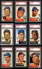 1953 Topps Baseball All-PSA Near Complete Set / Lot 5 - EX 5781867