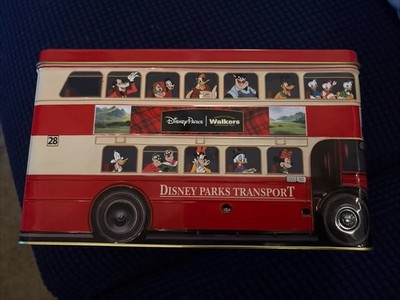 Disney Goofy Candy Co. - Mickey Mouse Shortbread Double Decker Bus Tin - Empty