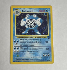 Pokemon TCG Poliwrath 15/130 Base Set 2 Holo Rare Holo 90 HP English 1999 on eBay