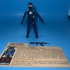 Gi Joe cobra Officer 1982 Straight Arms Vintage Action Figure 100% Complete