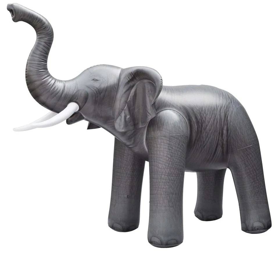 GOODTIMES Aufblasbarer Elefant - ca. 75cm – Kinder Spielzeug – Deko