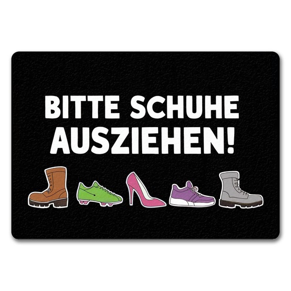 Bitte Schuhe Ausziehen FußMatte In 35X50 Cm Ohne Rand-image