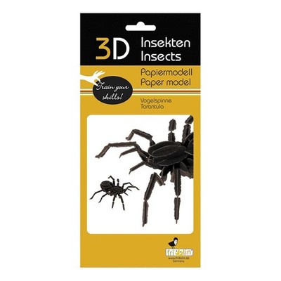 Fridolin 3D Papiermodell Vogelspinne