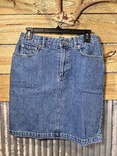 Lauren Jeans Ralph Lauren Denim Jean Skirt Size 6