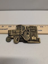 Spec Cast Inc International Harvester The New Number One Belt Buckle Brass 
