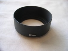 New Metal 39mm Standard Screw-in Lens Hood E39