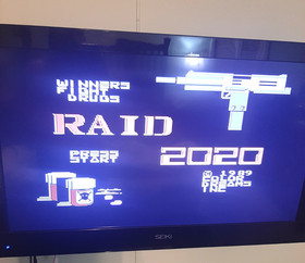 RAID 2020 for Nintendo NES -  GORGEOUS label - Tested & working well!